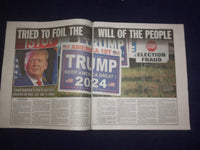 2023 AUGUST 2 NEW YORK DAILY NEWS NEWSPAPER - TRUMP - CRIMES AGAINST DEMOCRACY