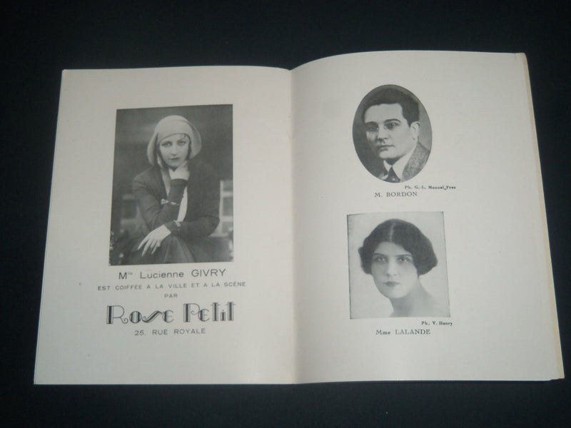 1930 ACADEMIE NATIONALE DE MUSIQUE DANSE PROGRAM - ROMEO ET JULIETTE - J 4215