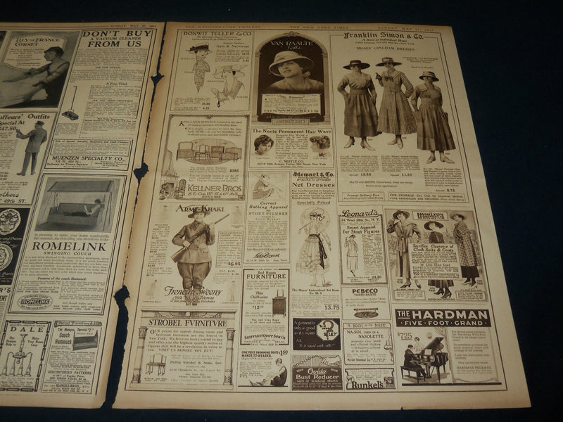 1917 MAY 27 NEW YORK TIMES PICTURE SECTION - LIBERTY LOAN APPLICATION - NT 8983