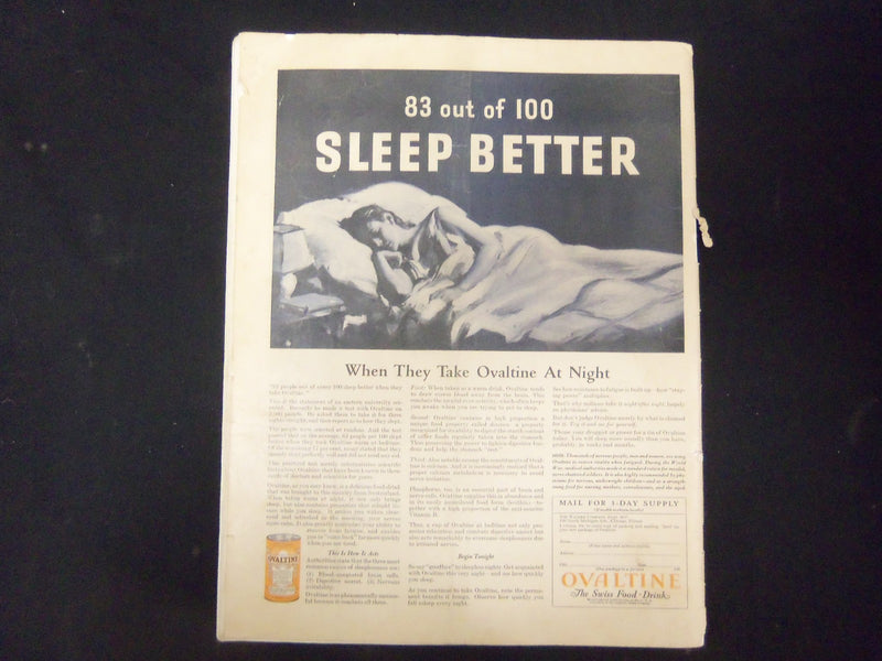 1932 NOV 12 COLLIER'S MAGAZINE - GREAT ILLUSTRATIONS, ARTICLES & ADS - ST 3608