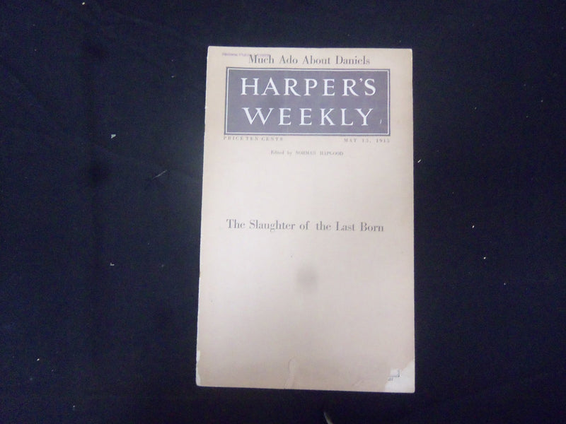 1915 MAY 15 HARPER'S WEEKLY MAGAZINE - NICE ARTICLES & ILLUSTRATIONS - ST 2508