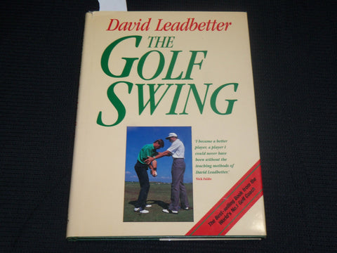 1990 THE GOLF SWING HARDCOVER BOOK BY DAVID LEADBETTER - R 710O