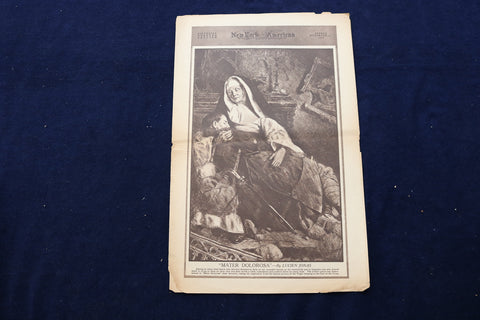 1918 NOVEMBER 24 NEW YORK AMERICAN GRAVURE SECTION - MATER DOLOROSA - NP 8875