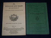 1949-1955 THE COLLEGE OF WILLIAM & MARY LOT OF 7 DIFFERENT PIECES - O 2498
