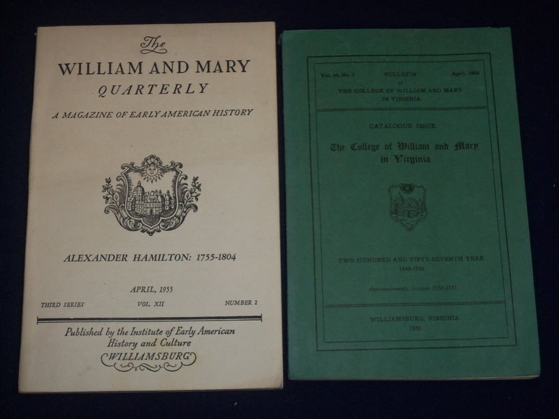 1949-1955 THE COLLEGE OF WILLIAM & MARY LOT OF 7 DIFFERENT PIECES - O 2498