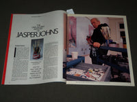 1989 JUNE 19 NEW YORK TIMES MAGAZINE SECTION - JASPER JOHNS COVER - J 3085