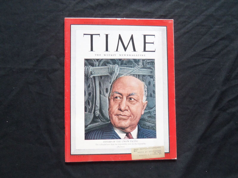 1945 JULY 30 TIME MAGAZINE - WILLIAM JEFFERS - T 979