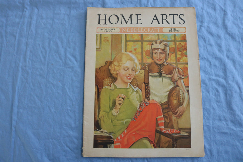 1935 NOVEMBER HOME ARTS NEEDLECRAFT MAGAZINE-ILLUSTRATIONS/STORIES/ADS- SP 4784I