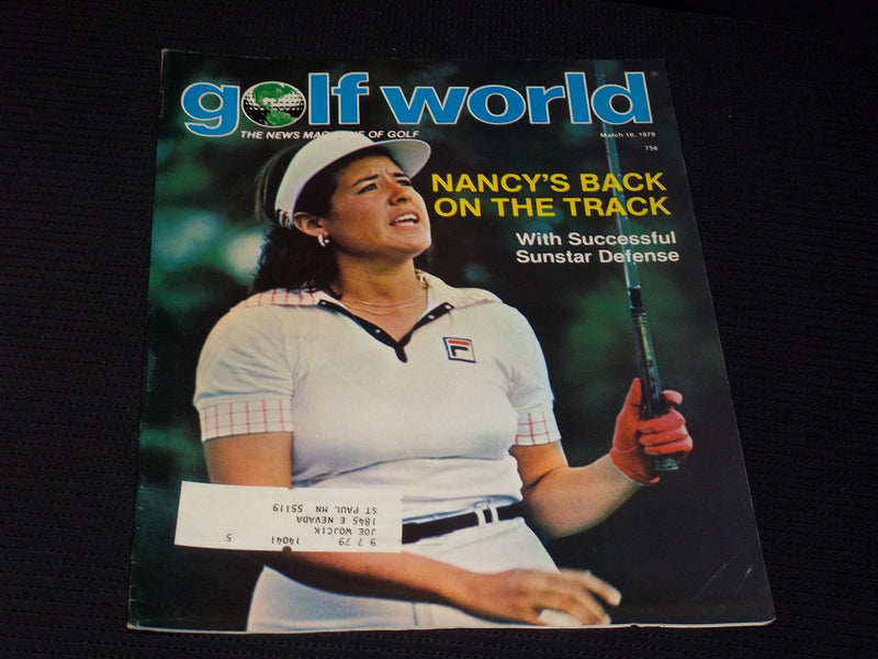 1979 MARCH 16 GOLF WORLD MAGAZINE - JOANNE CARNER FRONT COVER - E 6625