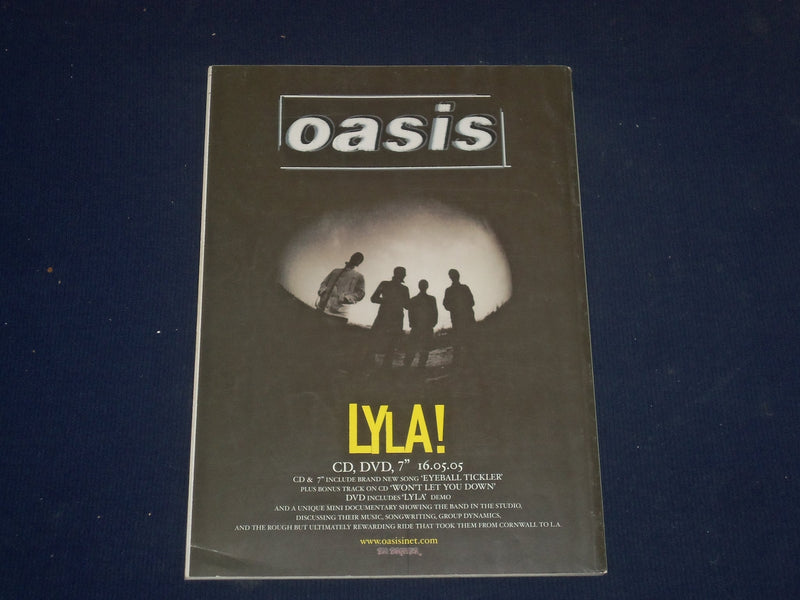 2005 JUNE MOJO MAGAZINE - ENGLAND - OASIS - B 713