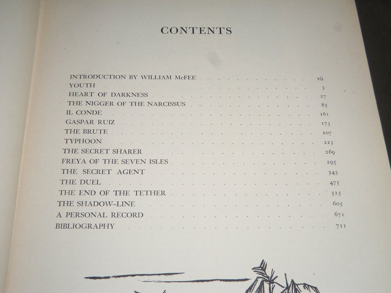 1942 A CONRAD ARGOSY INTRODUCTION BY WILLIAM MCFEE BOOK - I 570