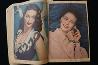 1940'S MOVIE STARS SCRAPBOOK, LOADED - BING CROSBY - ANN BLYTH - E 24937