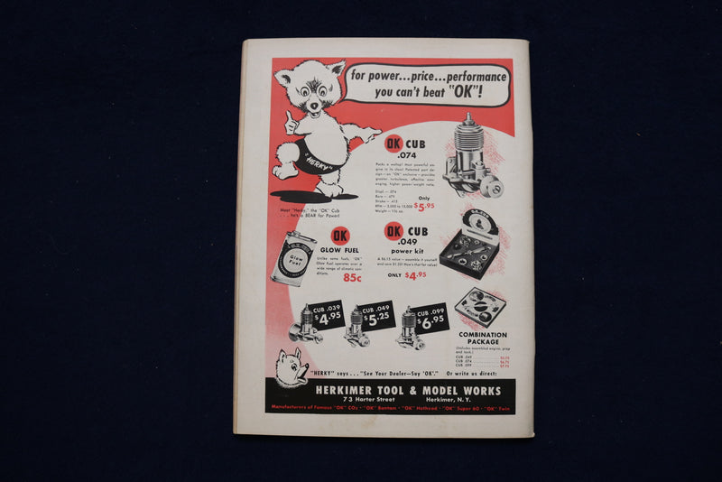 1952 MARCH AIR TRAILS MAGAZINE - CONVERTAPLANES COVER - E 11427
