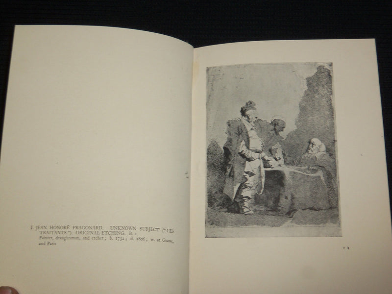 1910'S GREAT ENGRAVERS - FRAGONARD MOREAU LE JEUNE HARDCOVER BOOK - KD 7458