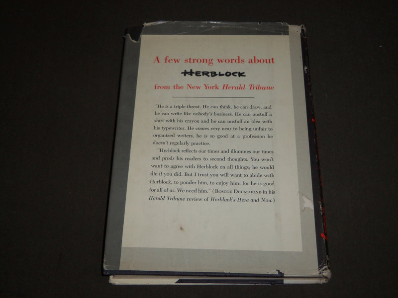 1958 HERBLOCK'S SPECIAL FOR TODAY BY HERBERT BLOCK BOOK -FIRST PRINTING- KD 4725