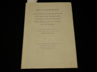 1972 A LETTER TO PHILIP HOFER HARDCOVER BOOK BY JAN VAN KRIMPEN - KD 6378