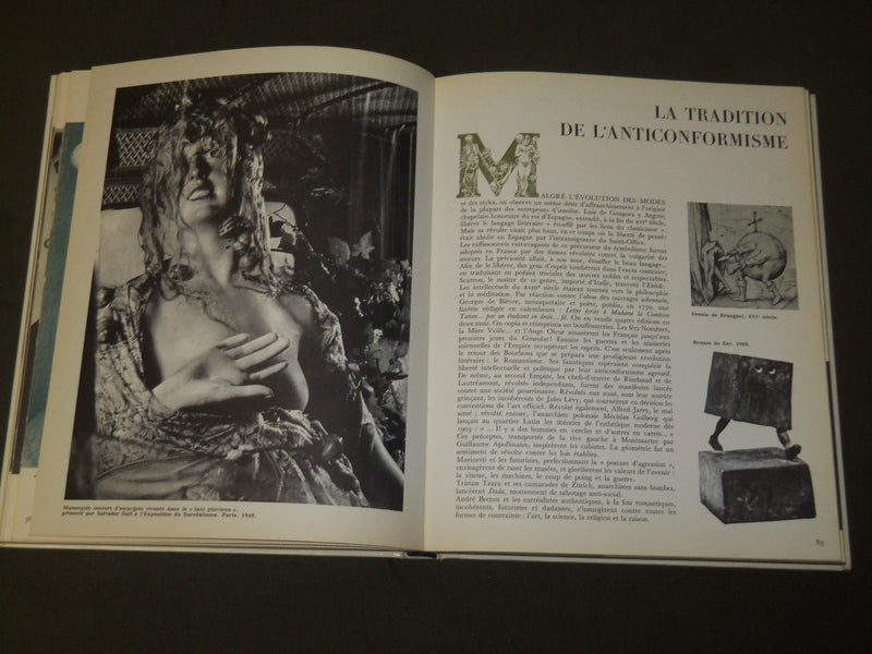 1964 HISTOIRE DE L'INSOLITTE HARDCOVER BOOK BY ROMI - GREAT PRINTS - D 279