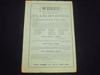 1880 MAURICE GRAU'S FRENCH OPERA CO. PROGRAM LA FILLE DU TAMBOUR MAJOR - J 1886