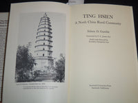 1954 TING HSIEN A NORTH CHINA RURAL COMMUNITY BOOK BY SIDNEY GAMBLE - KD 5981B
