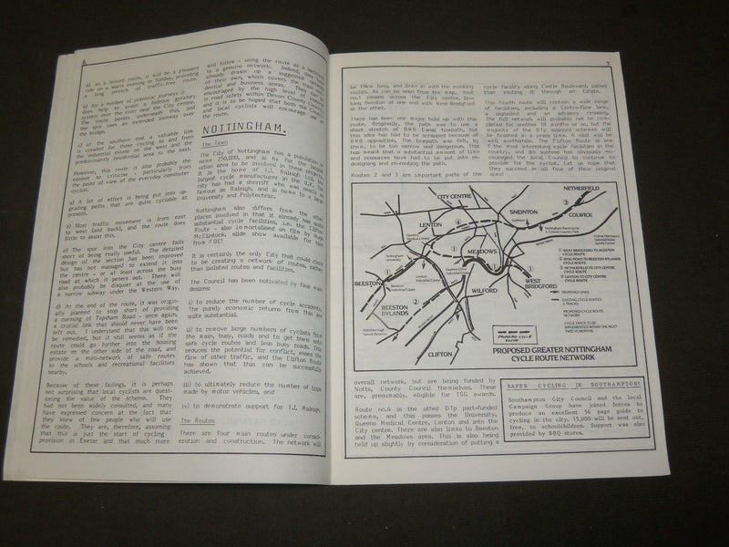1986-1988 BICYCLES BULLETIN- FRIENDS OF THE EARTH MAGAZINE LOT OF 3 - O 3264