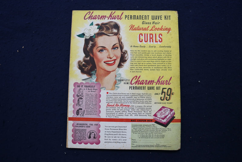 1944 FEBRUARY MODERN SCREEN MAGAZINE - LANA TURNER COVER - E 17267