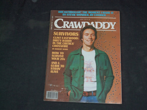 1978 APRIL CRAWDADDY MAGAZINE - CLINT EASTWOOD COVER - CW 1022