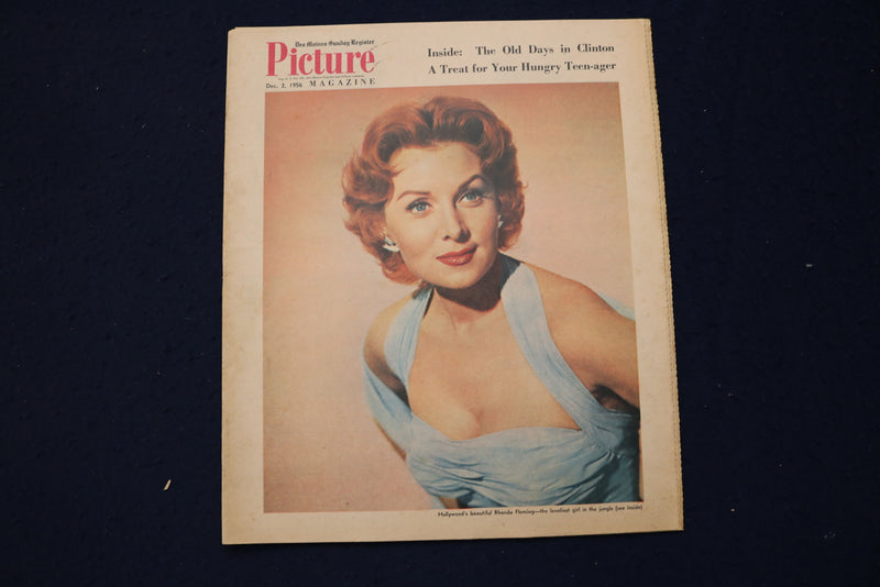 1956 DECEMBER 2 DES MOINES PICTURE MAGAZINE - RHONDA FLEMING COVER - E 23162