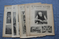 1888-1913 LE PATRIOTE ILLUSTRE MAGAZINE - FRENCH - LOT OF 40 - O 3848