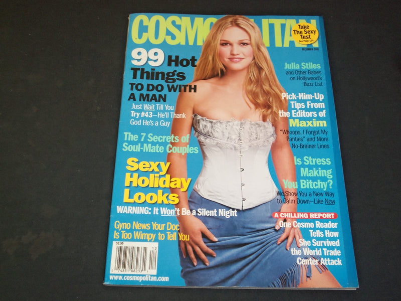2001 DECEMBER COSMOPOLITAN MAGAZINE - JULIA STILES - SP 5183