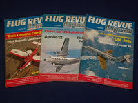 1965-1972 FLUG REVUE INTERNATIONAL GERMAN AIRPLANE MAGAZINES LOT OF 15 - O 2812