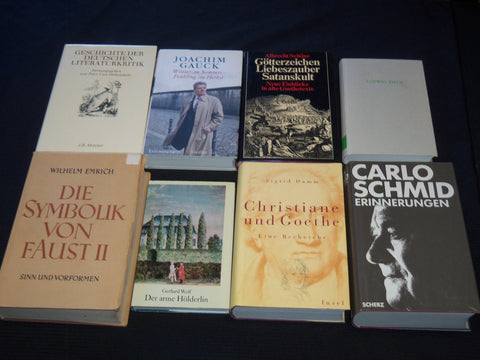 ASSORTED GERMAN HARDCOVER BOOKS LOT OF 13 - KD 55