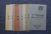 1970-1974 FREDERICK COUNTY SYMPHONY SOCIETY PROGRAM-BALTIMORE- LOT OF 8 - K 3120