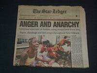 2005 SEPTEMBER 2 THE STAR-LEDGER NEWSPAPER - ANGER AND ANARCHY - NP 3488