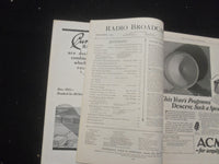 1927 DECEMBER RADIO BROADCAST MAGAZINE - NICE COVER, ARTICLES & PHOTOS - B 434K