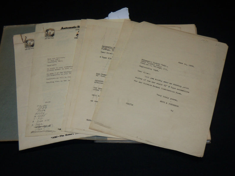 1928 AUTOMATIC BURNER CORP ABC SERVICE MANUAL - CHICAGO - KD 6430