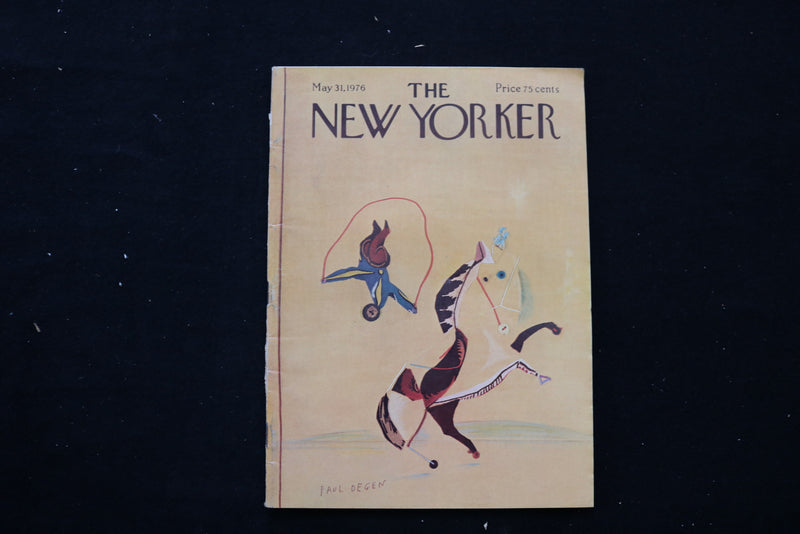 1976 MAY 31 THE NEW YORKER MAGAZINE - BY PAUL DEGEN COVER - E 10492