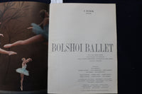 1966 THE BOLSHOI BALLET PROGRAM - K 1760
