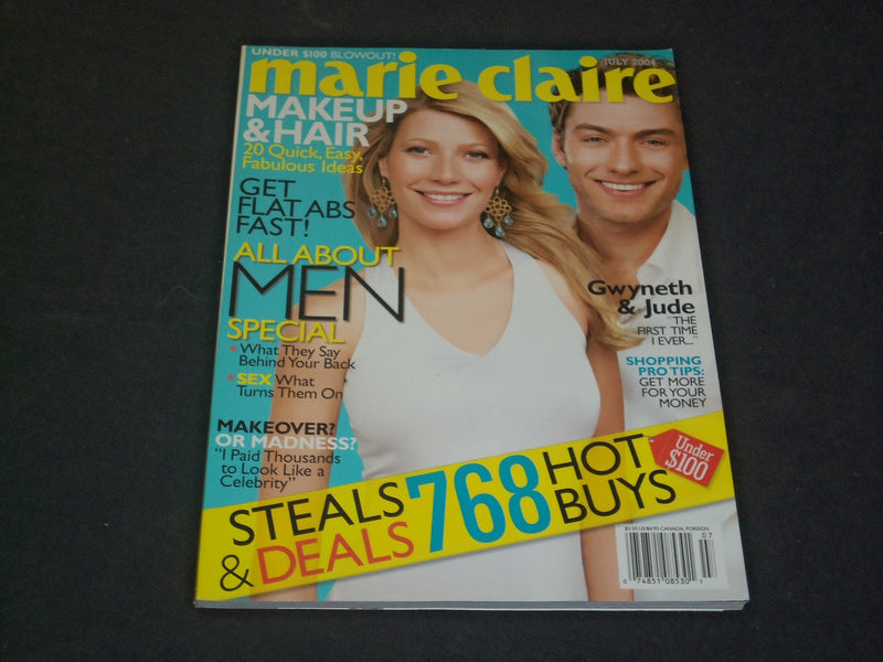 2004 JULY MARIE CLAIRE MAGAZINE - GWYNETH PALTROW AND JUDE LAW - SP 4595