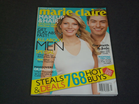 2004 JULY MARIE CLAIRE MAGAZINE - GWYNETH PALTROW AND JUDE LAW - SP 4595