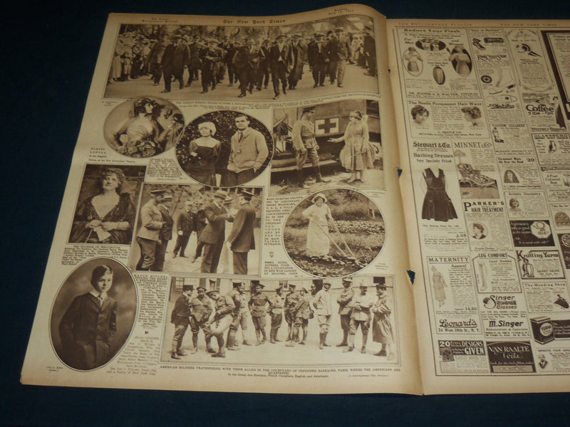1917 JULY 15 NEW YORK TIMES ROTO PICTURE SECTION - RUSSIAN COMMISSION - NT 8989