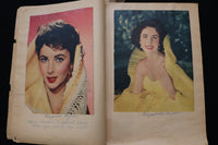 HOLLYWOOD ACTRESSES SCRAPBOOK - ELIZABETH TAYLOR - MARILYN MONROE - E 24917
