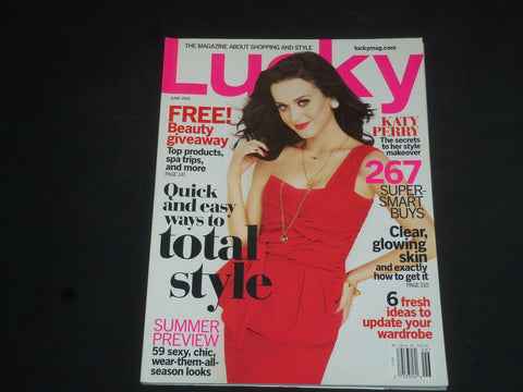 2010 JUNE LUCKY MAGAZINE - KATY PERRY COVER - SP 7303