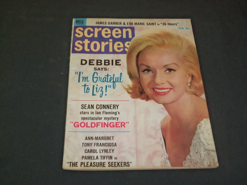 1965 FEBRUARY SCREEN STORIES MAGAZINE - DEBBIE REYNOLDS - SP 8188
