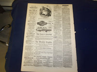 1887 AUGUST 30 THE DAILY GRAPHIC NEWSPAPER - APT PUPIL OF GREAT MASTER - NT 7666