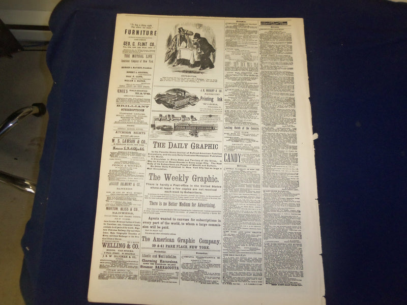 1887 AUGUST 30 THE DAILY GRAPHIC NEWSPAPER - APT PUPIL OF GREAT MASTER - NT 7666