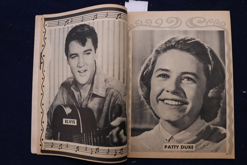 1965 JUNE TEEN PIN-UPS MAGAZINE - THE BEATLES PHOTOS AND ARTICLES - E 18592