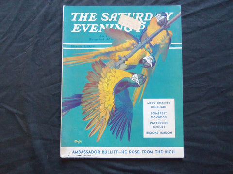 1939 MARCH 11 THE SATURDAY EVENING POST MAGAZINE - ILLUSTRATED COVER - SP 1777