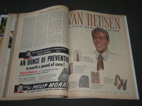 1945 FEBRUARY ESQUIRE MAGAZINE - VARGAS ILLUSTRATION - COVER AND ADS - ST 5071