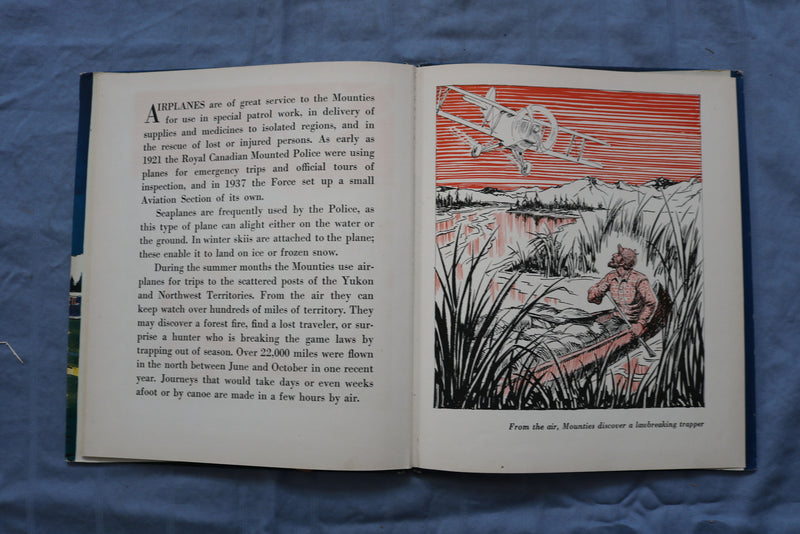 1941 THE NORTHWEST MOUNTED POLICE HARDCOVER BOOK BY SANFORD TOUSEY - K 666
