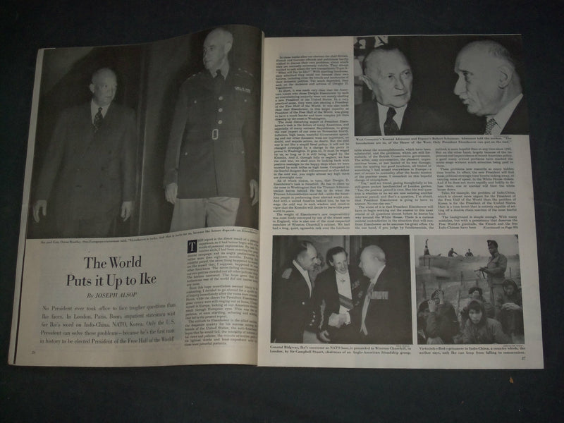 1953 JANUARY 17 THE SATURDAY EVENING POST MAGAZINE - ILLUSTRATED COVER -SP 2479N